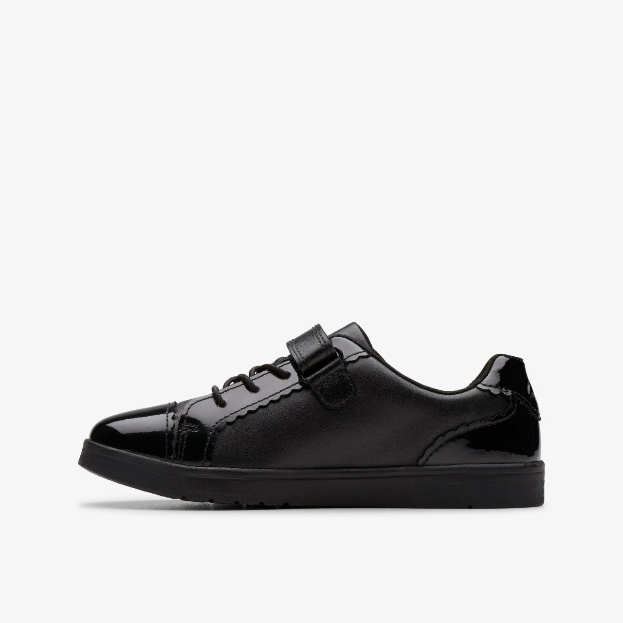 Disco Charm Kid Black Leather | Clarks on Sale - Kids