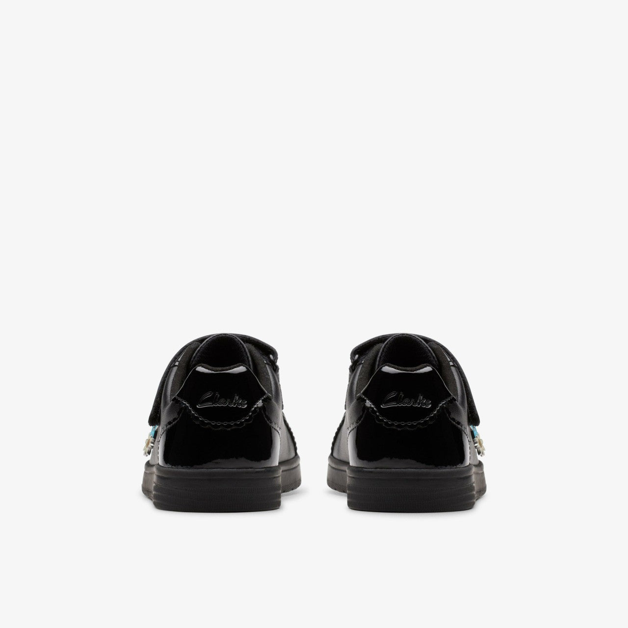 Disco Charm Kid Black Leather | Clarks on Sale - Kids
