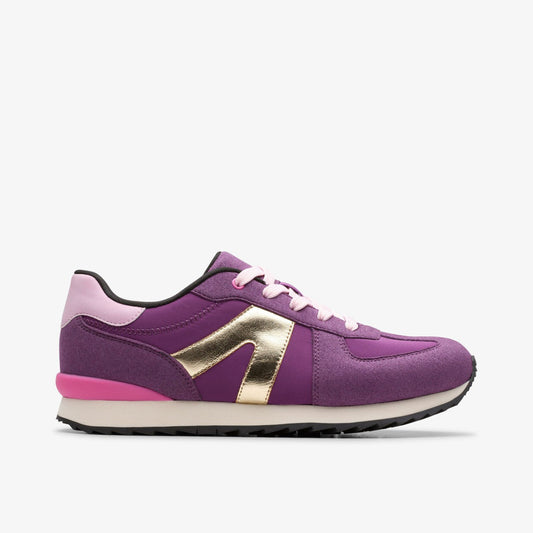 Jaspen Vibe Youth Purple | Clarks on Sale - Kids
