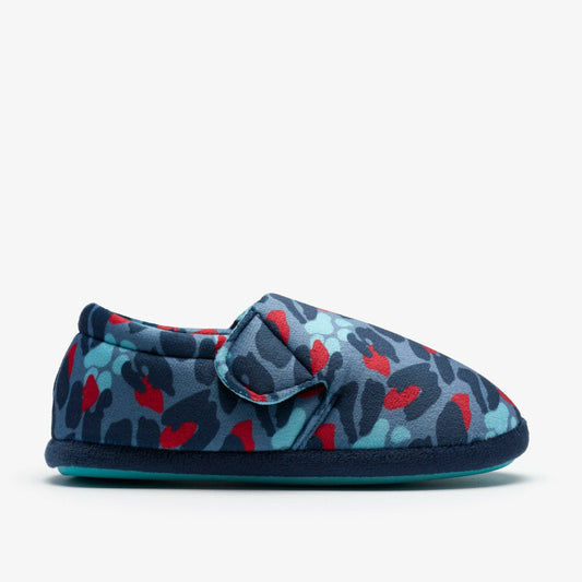 Fluffy Snug Kid Blue Camo Combination | Clarks discount - Kids