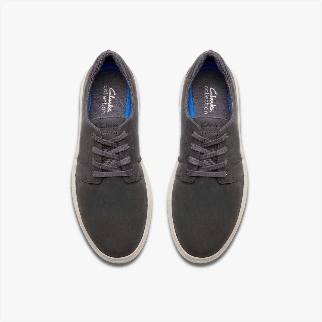 Brodin Seam Dark Grey Leather | Clarks discount - Men