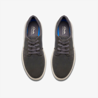 Brodin Seam Dark Grey Leather | Clarks discount - Men