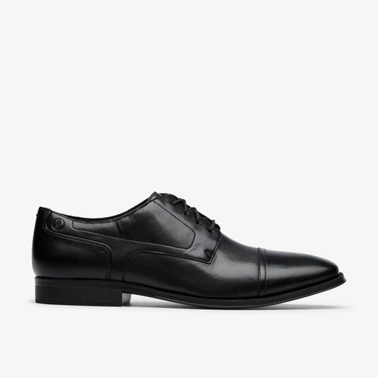 Paulton Cap Black Leather | Clarks online - Men