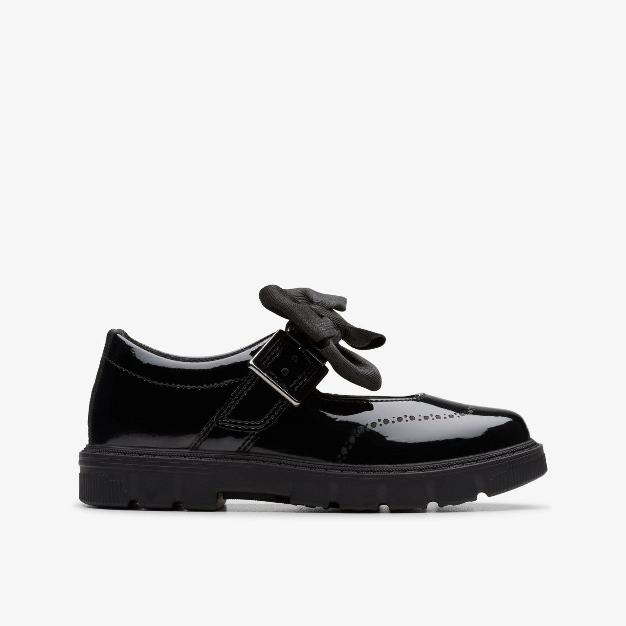 Lorcam Jane Kid Black Patent | Clarks Sale - Kids
