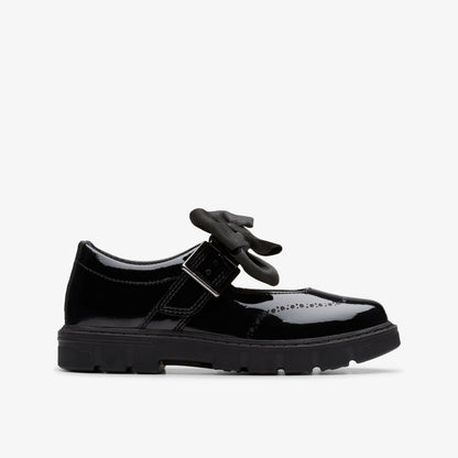 Lorcam Jane Kid Black Patent | Clarks Sale - Kids