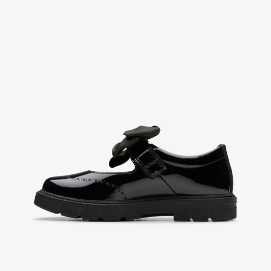 Lorcam Jane Kid Black Patent | Clarks Sale - Kids