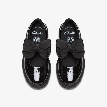 Lorcam Jane Kid Black Patent | Clarks Sale - Kids
