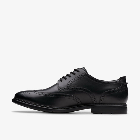 Banbury Tip Black Leather | Clarks Sale - Men