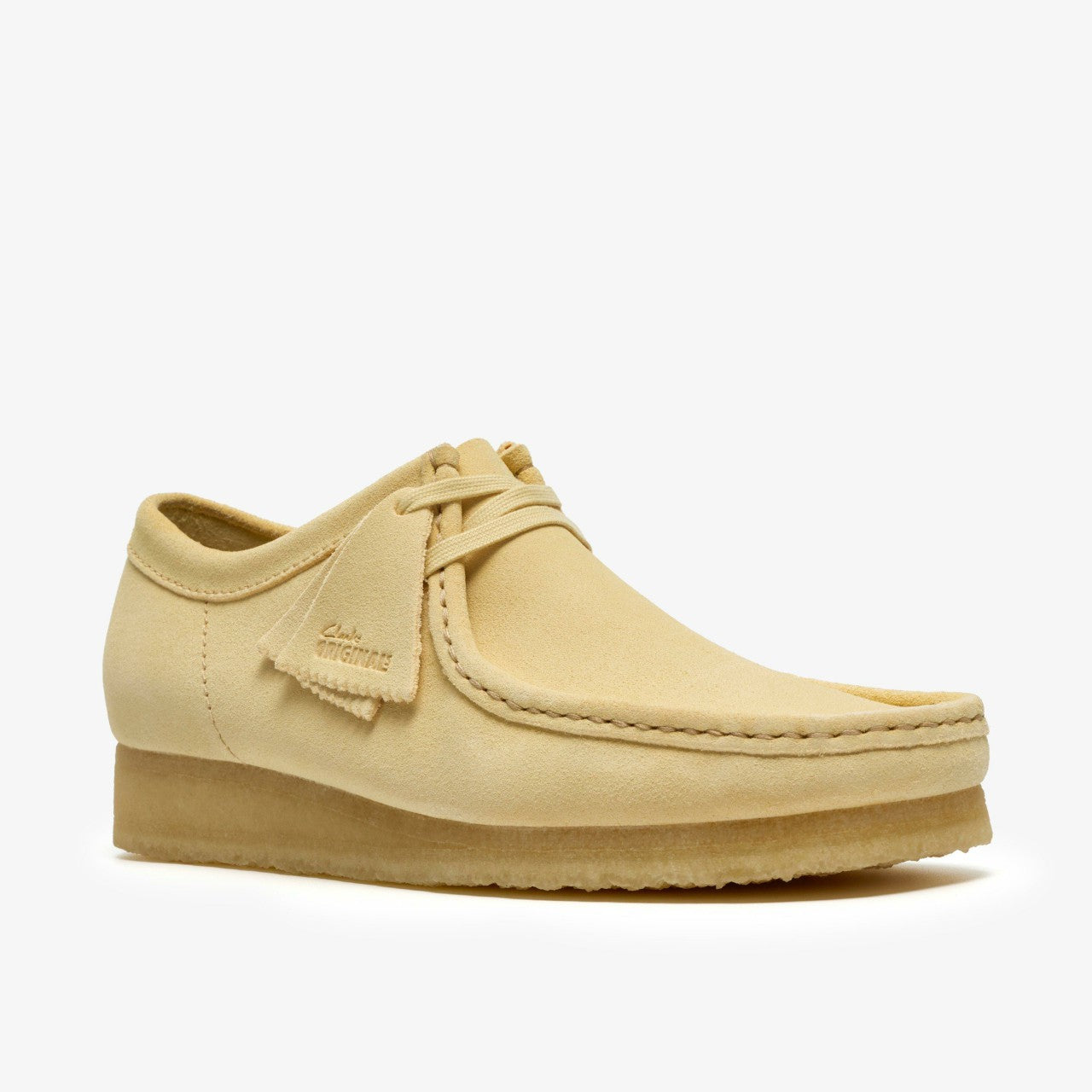 Wallabee Pale Yellow Suede | Clarks discount - Men