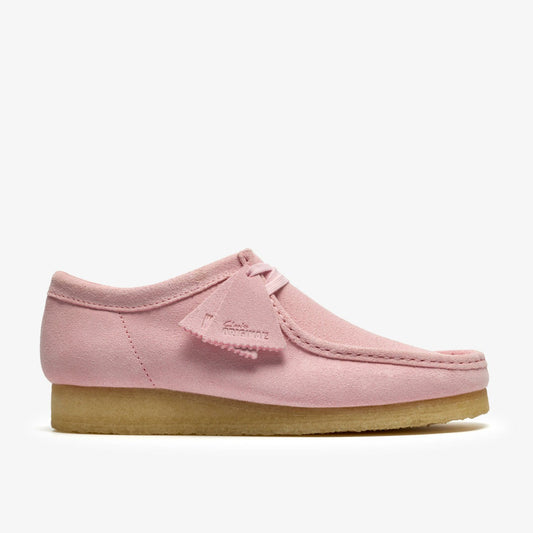 Wallabee Light Pink Suede | Clarks on Sale - Men