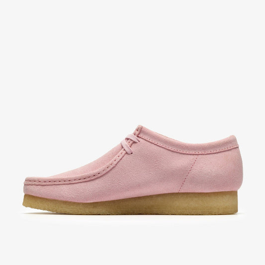 Wallabee Light Pink Suede | Clarks on Sale - Men