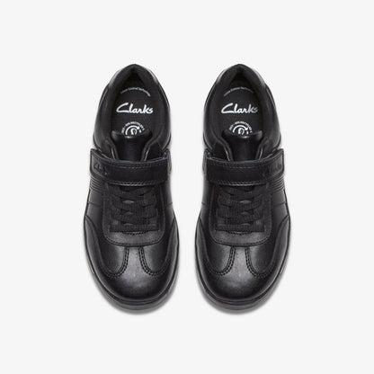 Disco Pace Kid Black Leather | Clarks for sale - Kids