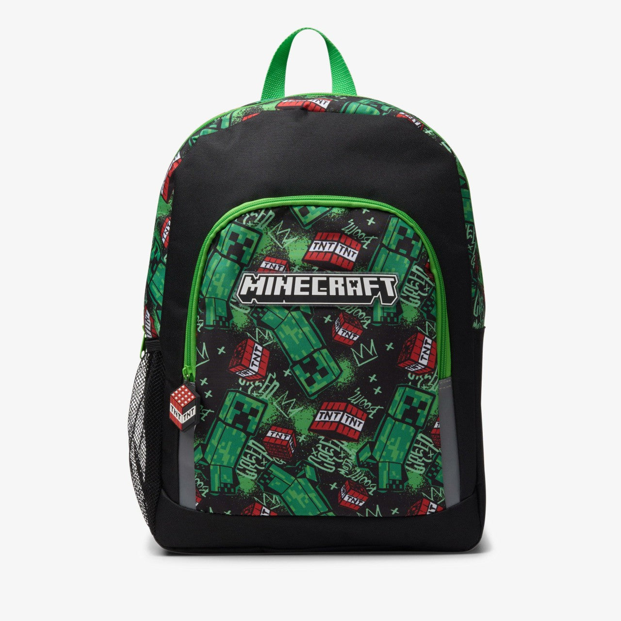 Minecraft Large Backpack Black / Green | Clarks discount - Kids