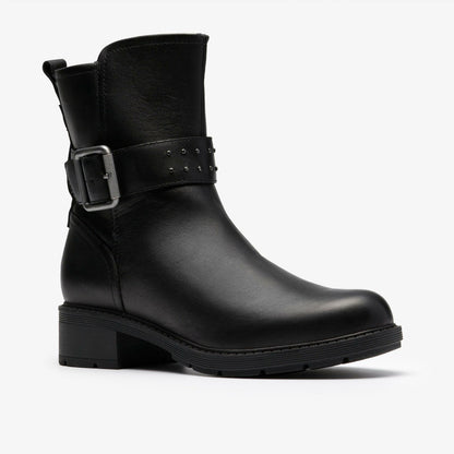 Hearth Buckle Black Leather | Clarks Sale - Women