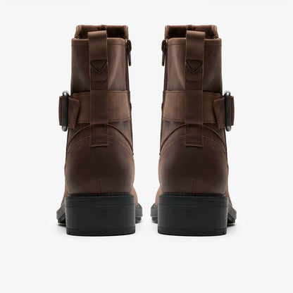Hearth Buckle Dark Brown | Clarks outlet - Women