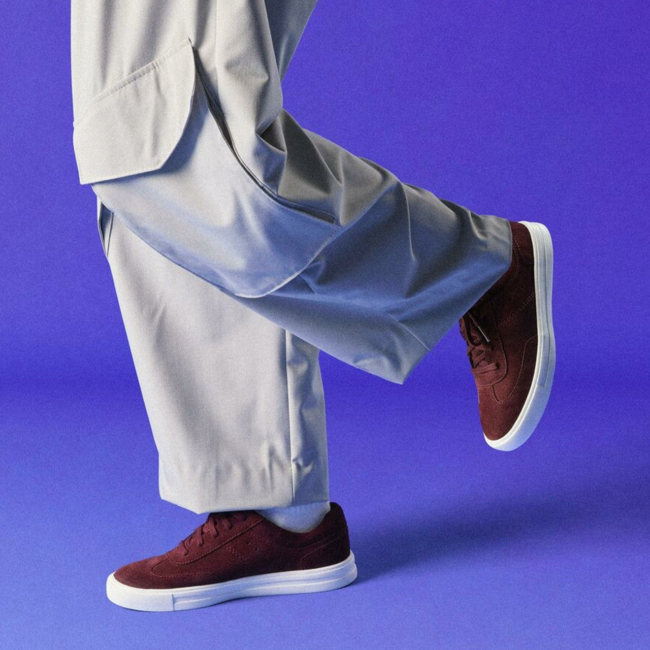 Makea Court Burgundy Suede | Clarks online - Women