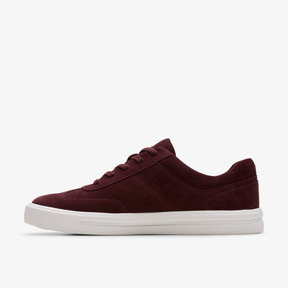 Makea Court Burgundy Suede | Clarks online - Women
