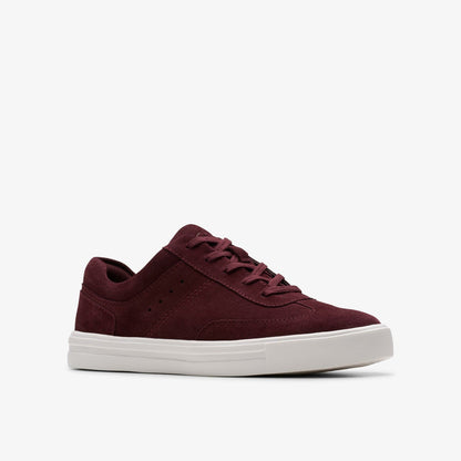 Makea Court Burgundy Suede | Clarks online - Women