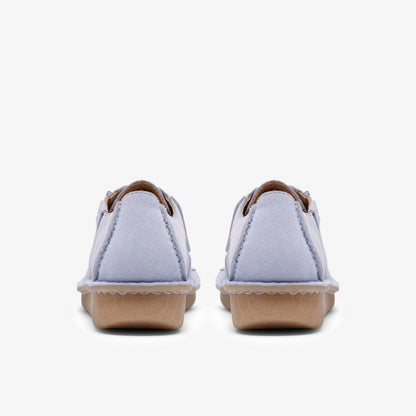Funny Dream Light Blue Suede | Clarks for sale - Women
