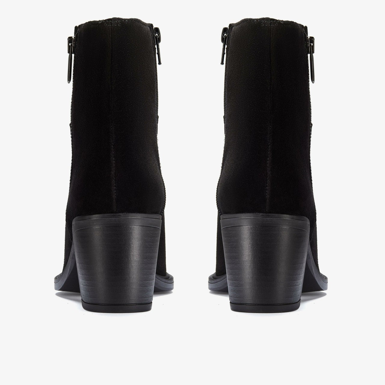 Jesse Zip Black Suede | Clarks outlet - Women