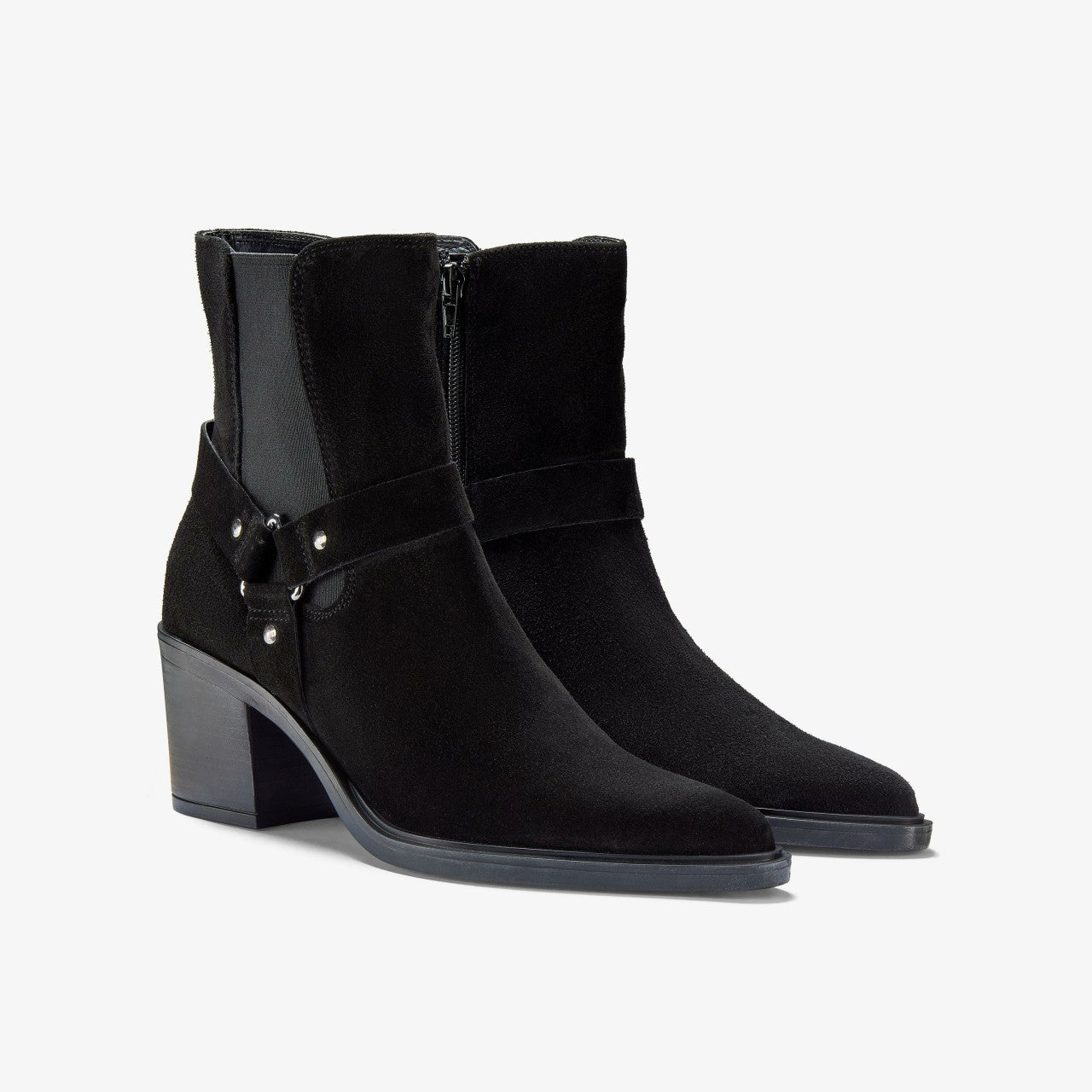 Jesse Buckle Black Suede | Clarks for sale - Women