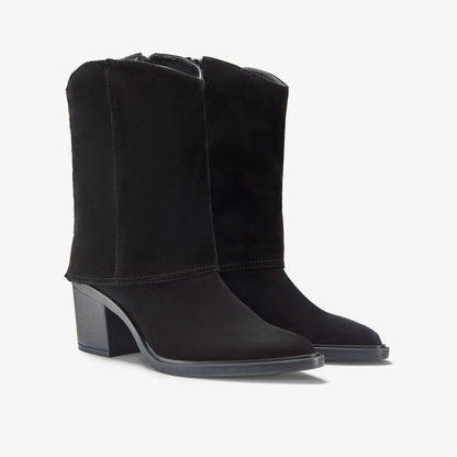 Jesse Mid Black Suede | Clarks online - Women