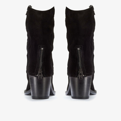 Jesse Mid Black Suede | Clarks online - Women
