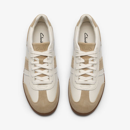 Seco Speed White Combination Leather | Clarks outlet - Women