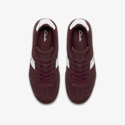 Seco Speed Burgundy Suede | Clarks discount - Women