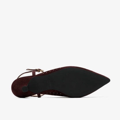 Pisa Stud Brown Suede | Clarks for sale - Women