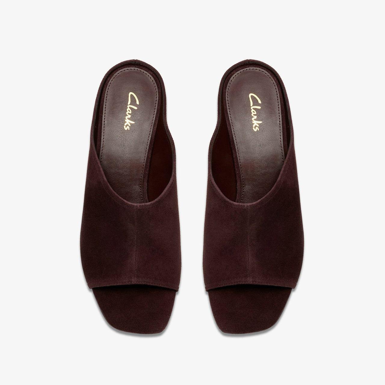 Siray Mule Dark Brown Suede | Clarks on Sale - Women