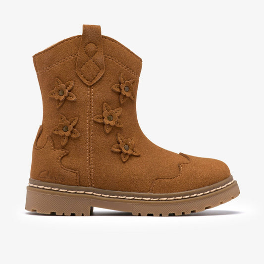 Adelaide Mid Toddler Tan | Clarks outlet - Kids