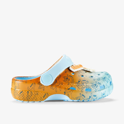 Bluey Fade Clog Kid Blue Combination | Clarks discount - Kids