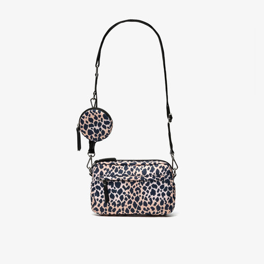 Utility Pocket Crossbody Bag Leopard Print - US 3370