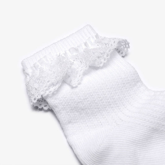 Frilly Socks White 4 Pack 1-2 Years White | Clarks discount - Kids