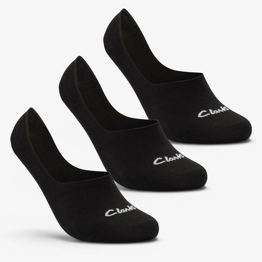 Sock Liners 3 Pack Size 6-11 Black Black | Clarks Sale - Men
