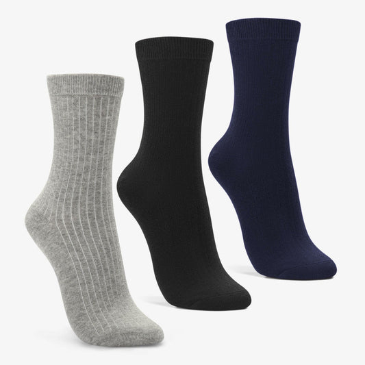 Socks 3 Pack Size 2-8 Mutlicolour Black Multicolour | Clarks discount - Women