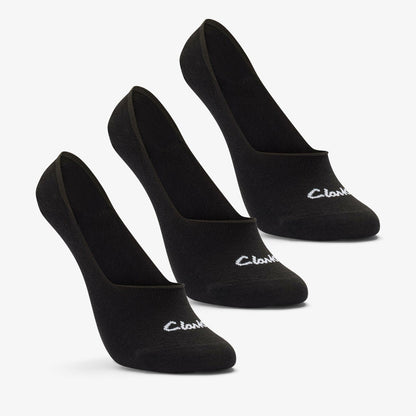 Sock Liners 3 Pack Size 2-8 Black Black | Clarks online - Women