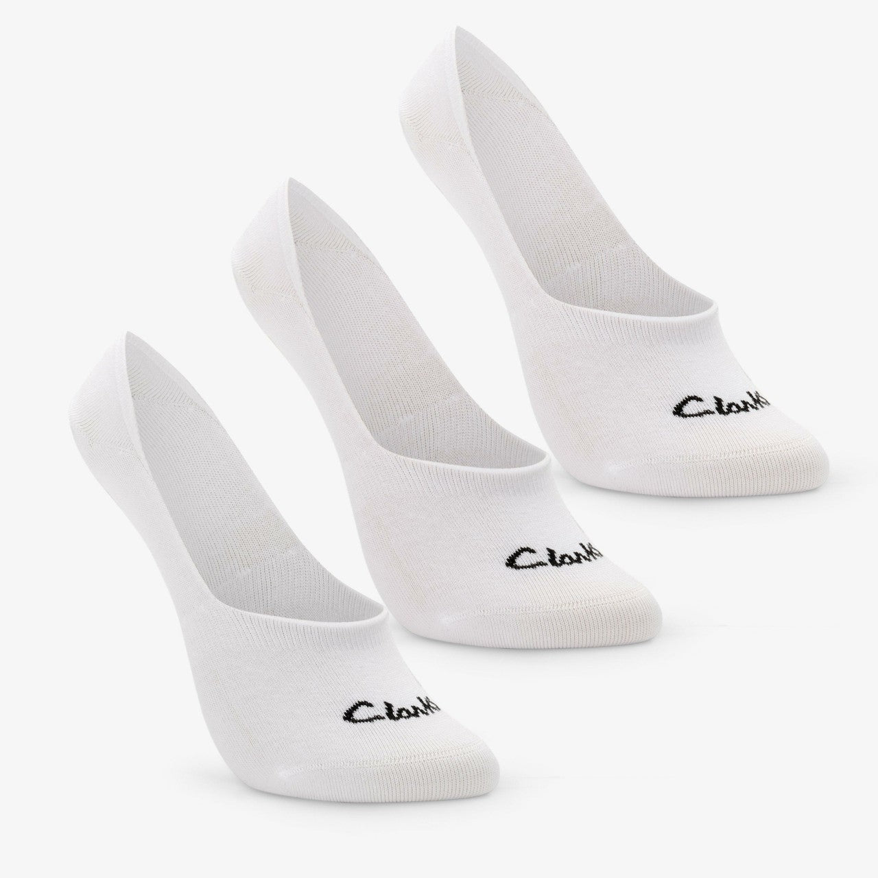 Sock Liners 3 Pack Size 2-8 White | Clarks on Sale - Women