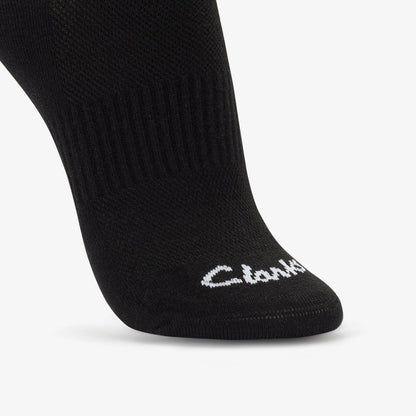 Ankle Socks 3 Pack Size 2-8 Black Black | Clarks for sale - Women