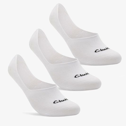 Sock Liners 3 Pack Size 6-11 White | Clarks discount - Men