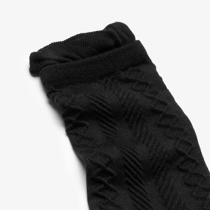 Ruffle Crew Sock Black - US 4250