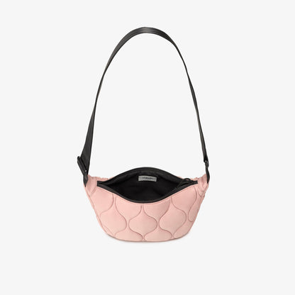Quilted Trail 2 Strap Crossbody Bag Light Pink - US 7415