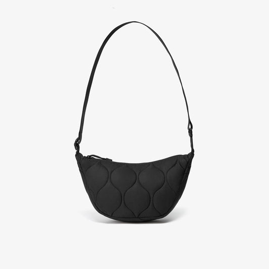 Quilted Trail 2 Strap Crossbody Bag Black - US 2787