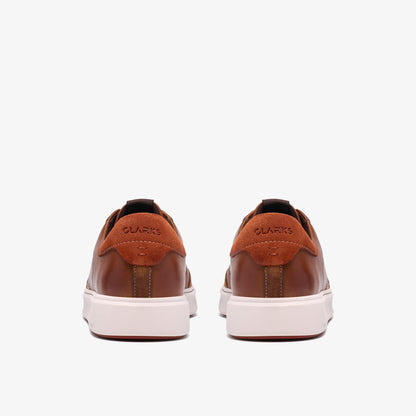 Code Tie Dark Tan Leather - US 7433