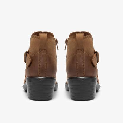Kynnzie Rise Dark Tan Leather - US 7621
