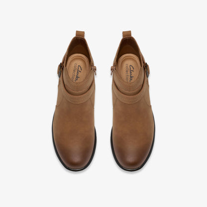 Kynnzie Rise Dark Tan Leather - US 7621