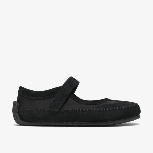 Tor Low Bar Black Combination Suede - US 8325